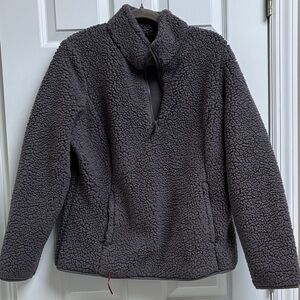 Amazon Essentials Gray Fleece Pullover